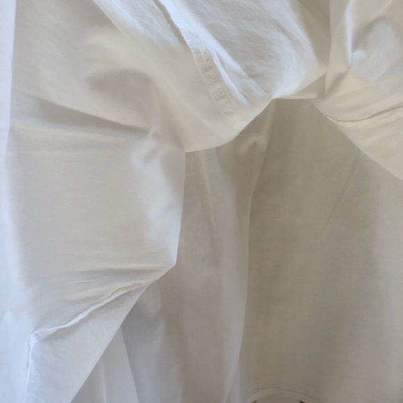 100% Cotton white fully lined drop pleated skirt. Excellent condition - Picture 3 of 5
